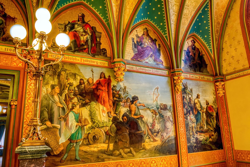 schloss drachenburg kasteel hdr bucht slot drachenfels in königswinter duitsland neogotiek neorenaissance renaissance